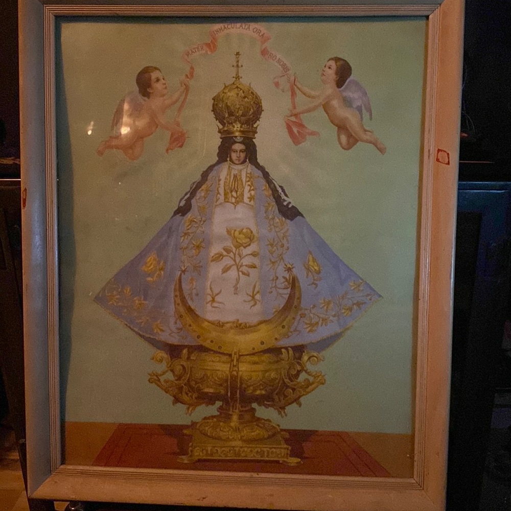San Juan de los Lagos, vintage frame 18”x22”